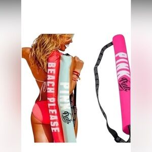 Victoria's Secret PINK Crossbody 6 Pack Drink Case Sling Bag Beach Cooler Pink